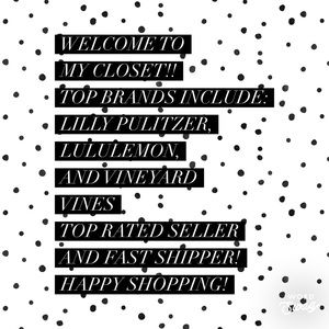 Welcome to my closet!!